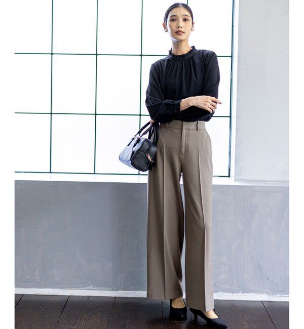 ANY SIS「ビューティサーモ2WAYストレッチ ワイドパンツ」|その他|