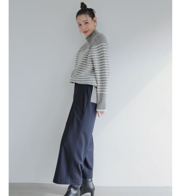 ANY SIS「ビューティサーモ2WAYストレッチ ワイドパンツ」|その他|