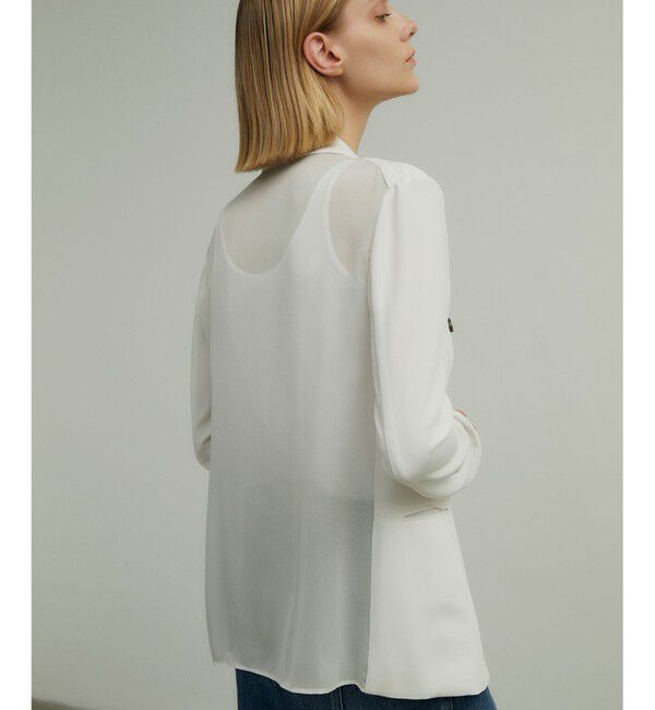 BEIGE,「SAMUEL / シアーバックジャケット」|テーラードジャケット|