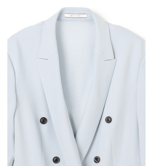 BEIGE,「SAMUEL / シアーバックジャケット」|テーラードジャケット|