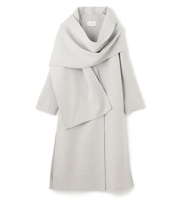 BEIGE,「【Oggi 2月号掲載】GRASSE / ストール付きリバーロングコート」|その他|