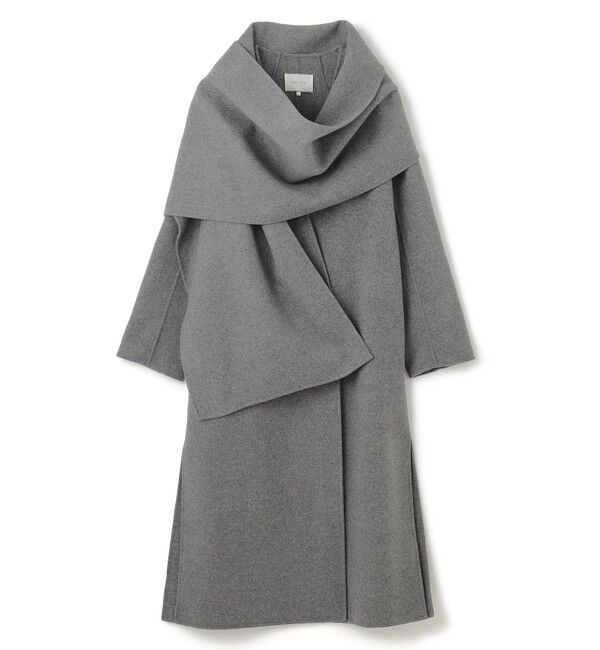 BEIGE,「【Oggi 2月号掲載】GRASSE / ストール付きリバーロングコート」|その他|