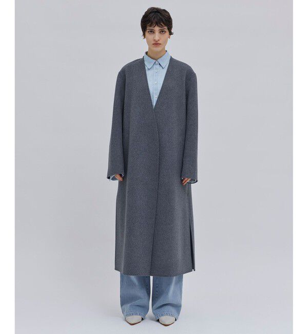 BEIGE,「【Oggi 2月号掲載】GRASSE / ストール付きリバーロングコート」|その他|