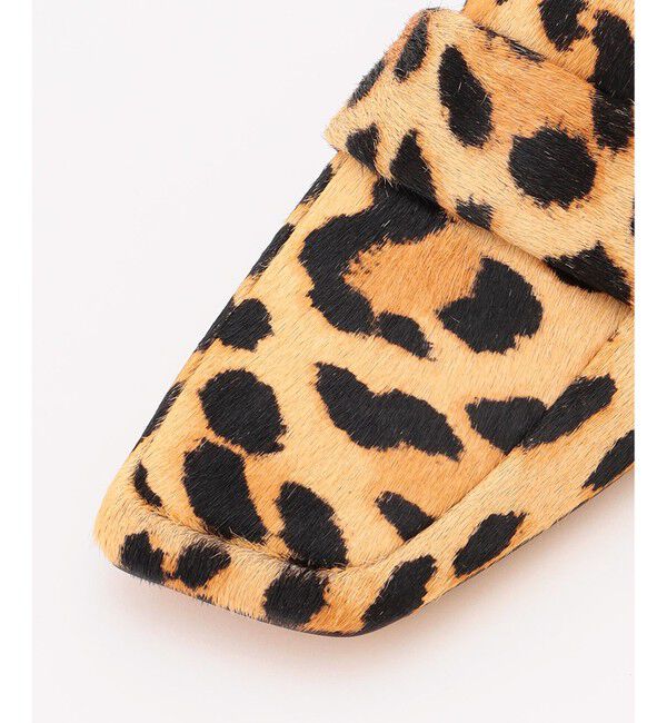 BEIGE,「【一部店舗限定】HENRI EN VARGO / MAYA レオパードローファー」|ショートブーツ|