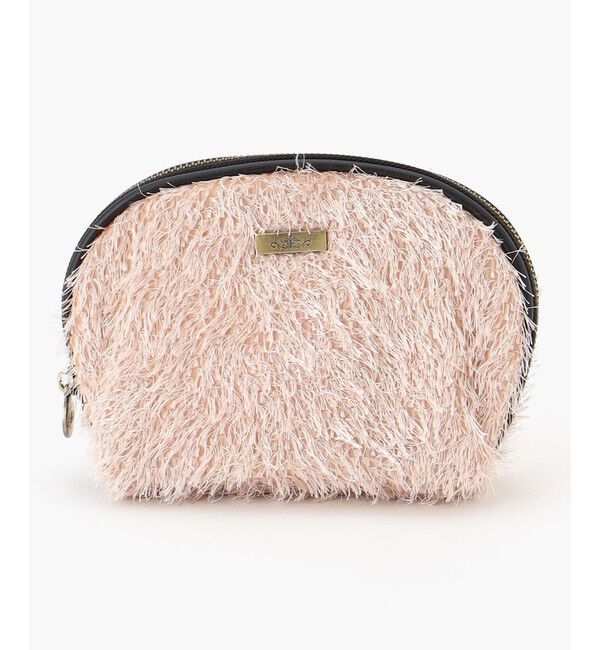 GRACE CONTINENTAL「Fabricシェルポーチ-AW」|ポーチ|ピンク