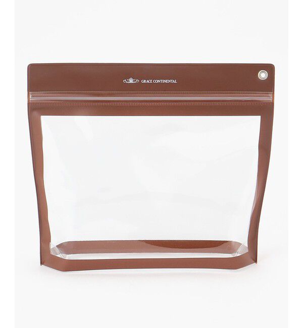 GRACE CONTINENTAL「Fabricシェルポーチ-AW」|ポーチ|
