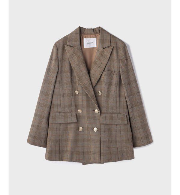 Diagram「バックベンツダブルジャケット」|テーラードジャケット|