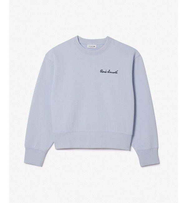 LACOSTE「ダブルフェイスピケクルーネックスウェット トレーナー」|スウェット・ジャージ|