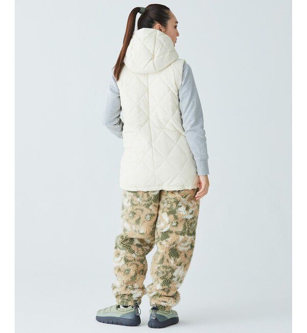 LACOSTE「撥水 ボリュームスタンドネック キルティングベスト / 2WAY フード取り外し可」|ダウンベスト・ベスト|