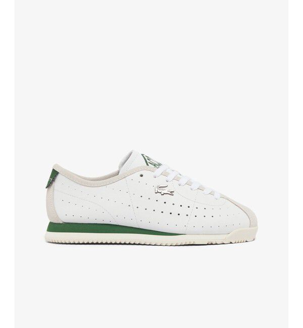 LACOSTE「レディース CLUB-LOW 125 2 SFA」|スニーカー|ホワイト&times;グリーン