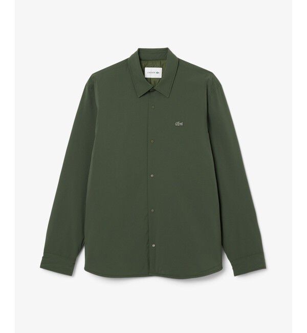 LACOSTE「撥水ストレッチ 中綿入りシャツジャケット」|シャツ・ブラウス|