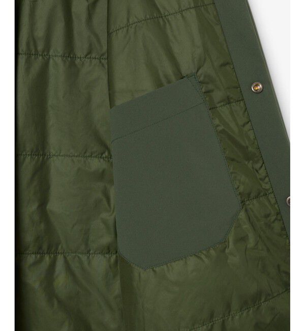 LACOSTE「撥水ストレッチ 中綿入りシャツジャケット」|シャツ・ブラウス|