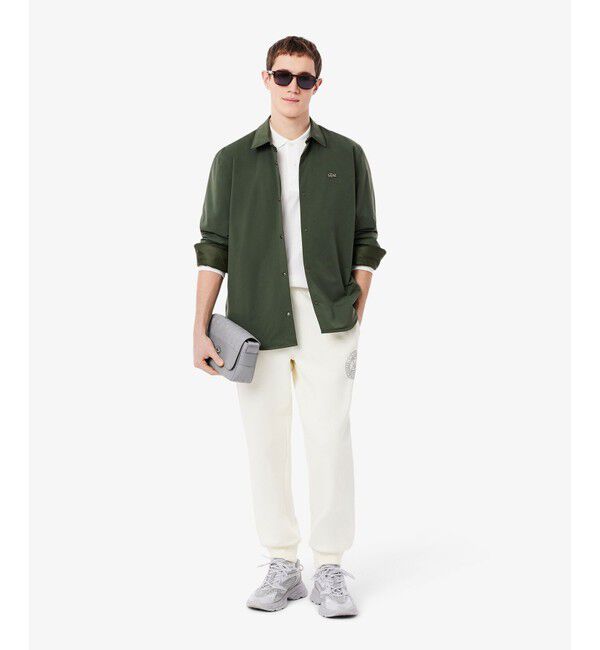 LACOSTE「撥水ストレッチ 中綿入りシャツジャケット」|シャツ・ブラウス|