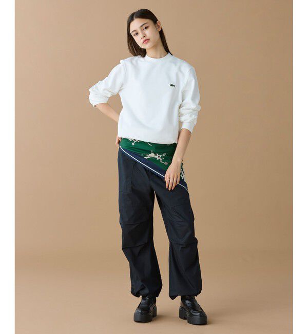 LACOSTE「ワイドベイカーパンツ」|チノ|