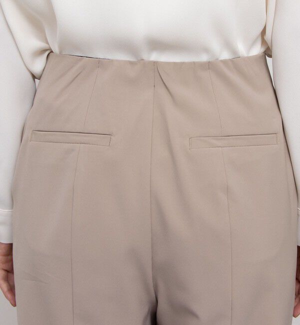 NOLLEY'S sophi「ウォッシャブルストレッチツイルインゴムパンツ」|チノ|