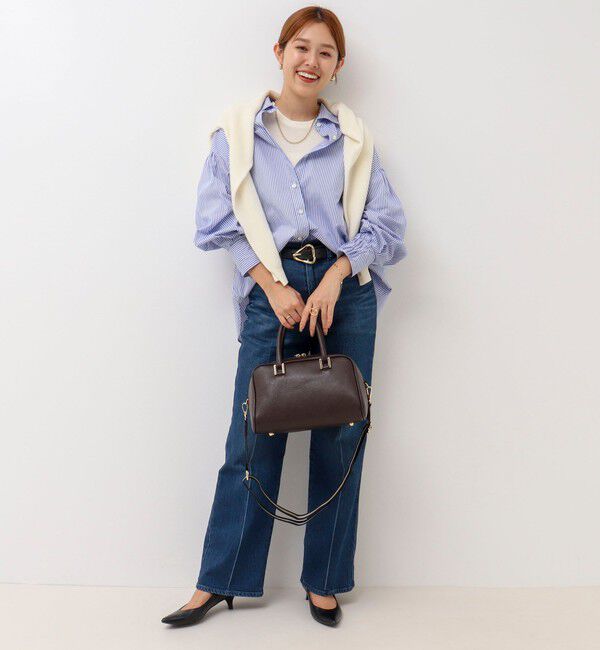 NOLLEY'S「《手洗い可能》ESPOIR 16G片畦クルーネックカーディガン」|カーディガン|