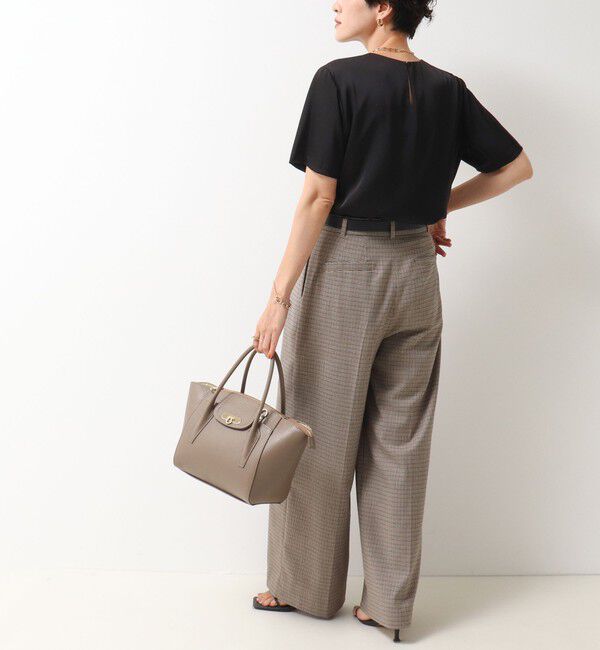 NOLLEY'S「《セットアップ対応》ストレッチツイルワイドパンツ」|その他|