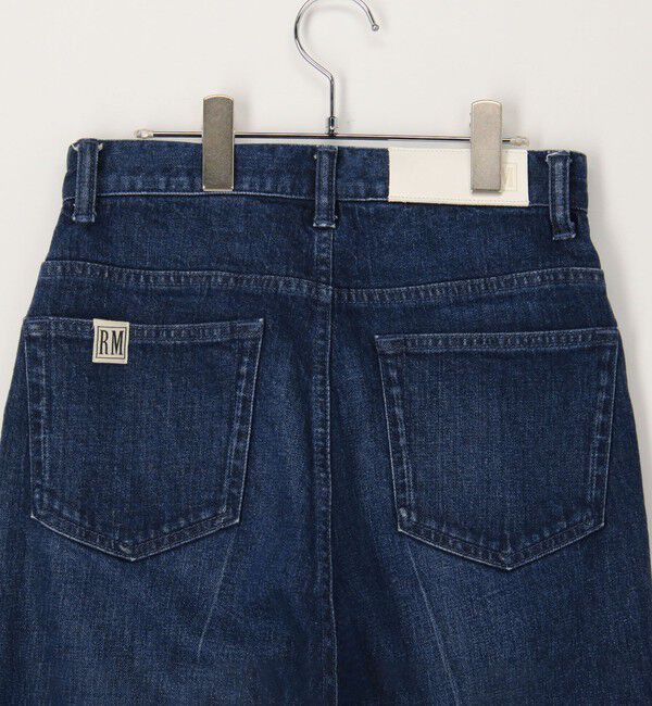 Rie Miller「【RM denim】スリットクロップドハイウエストデニム」|デニム|