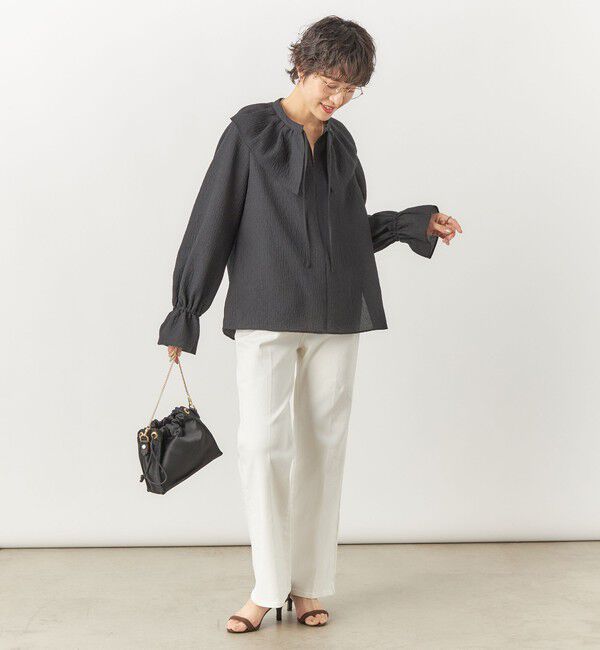 Rie Miller「【RM denim】センタープレスハイウエストデニム」|デニム|