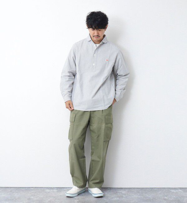 NOLLEY'S goodman「【DANTON/ダントン】ROUND COLLAR P.O SHIRT LS 25SS」|シャツ・ブラウス|