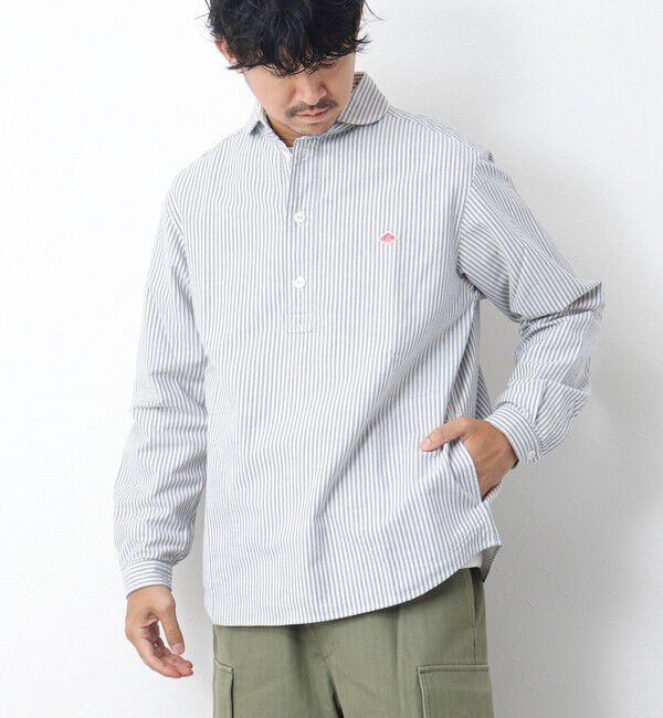 NOLLEY'S goodman「【DANTON/ダントン】ROUND COLLAR P.O SHIRT LS 25SS」|シャツ・ブラウス|