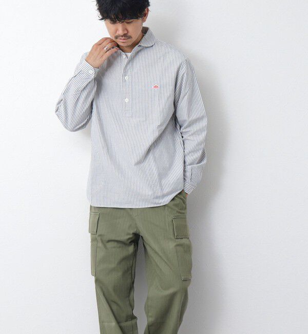 NOLLEY'S goodman「【DANTON/ダントン】ROUND COLLAR P.O SHIRT LS 25SS」|シャツ・ブラウス|