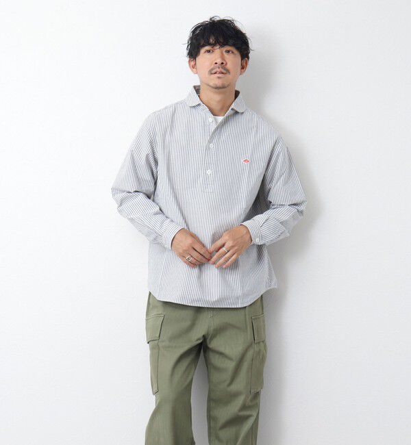 NOLLEY'S goodman「【DANTON/ダントン】ROUND COLLAR P.O SHIRT LS 25SS」|シャツ・ブラウス|