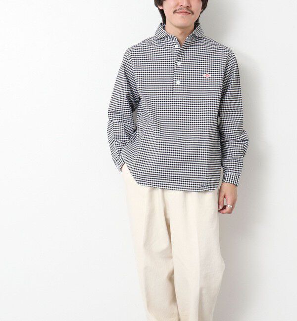 NOLLEY'S goodman「【DANTON/ダントン】ROUND COLLAR P.O SHIRT LS 25SS」|シャツ・ブラウス|
