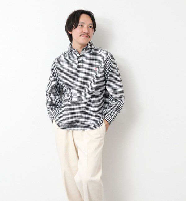 NOLLEY'S goodman「【DANTON/ダントン】ROUND COLLAR P.O SHIRT LS 25SS」|シャツ・ブラウス|