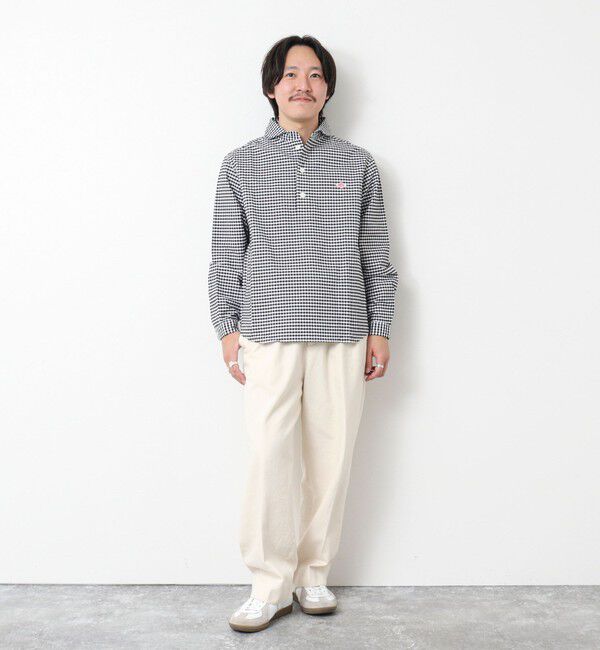 NOLLEY'S goodman「【DANTON/ダントン】ROUND COLLAR P.O SHIRT LS 25SS」|シャツ・ブラウス|