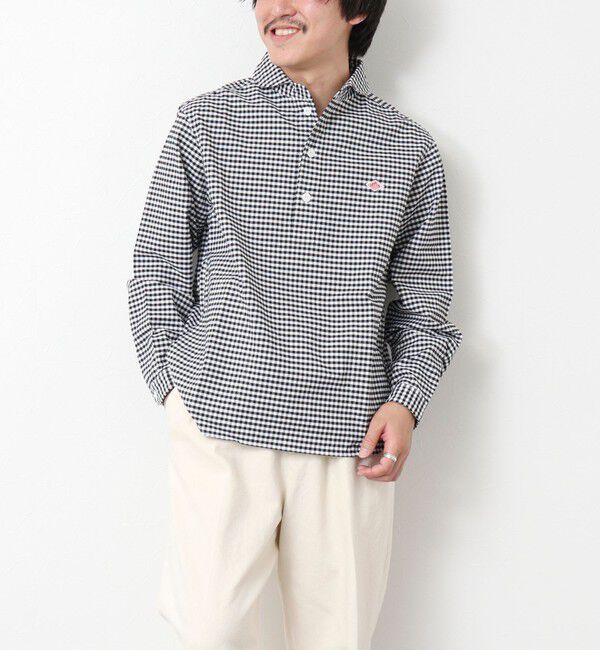 NOLLEY'S goodman「【DANTON/ダントン】ROUND COLLAR P.O SHIRT LS 25SS」|シャツ・ブラウス|