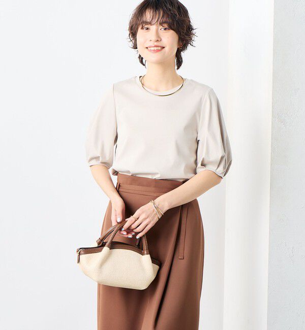 NOLLEY'S「高機能 LA＋スムース5分袖プルオーバーカットソー」|Tシャツ・カットソー|