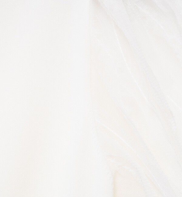 NOLLEY'S sophi「《手洗い可能》袖チュールプルオーバーニット」|ニット・セーター|