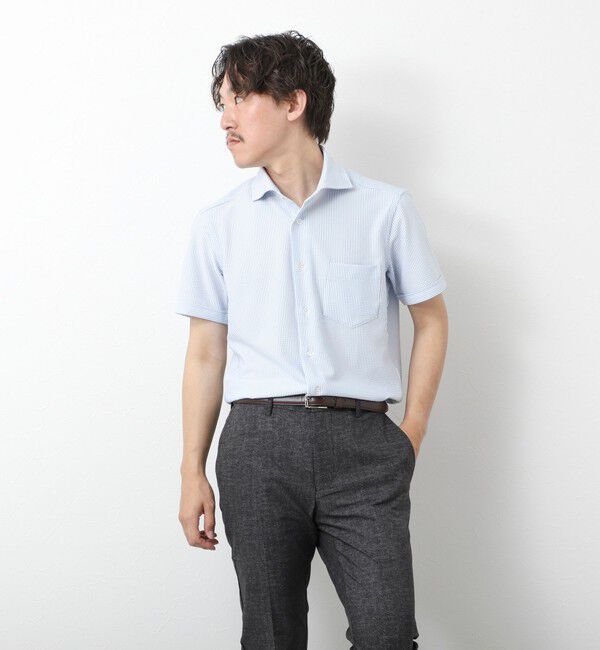 NOLLEY'S goodman「《ビジカジ対応》【Vertical】吸水速乾 ストレッチ サッカージャージWD SS 25SS」|シャツ・ブラウス|