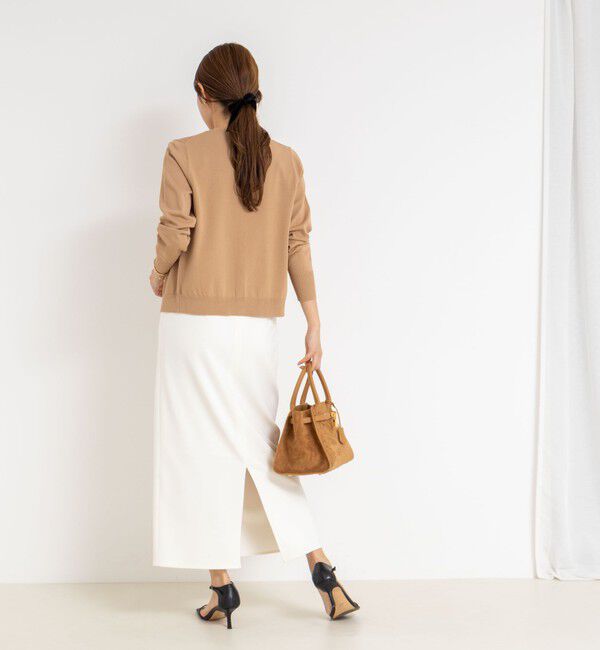 NOLLEY'S sophi「《アンサンブル対応/手洗い可能》マルチファンクション総針ノースリーブプルオーバーニット」|ニット・セーター|