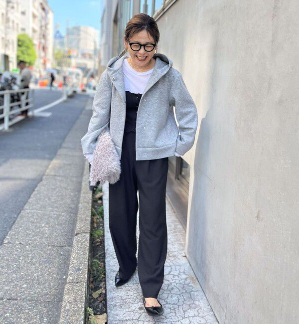 NOLLEY'S「【追加】ウォッシャブルエアボールフードブルゾン」|ブルゾン・スタジャン|