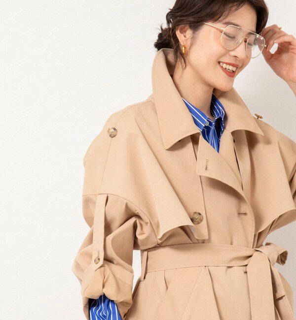 NOLLEY'S「NMPウォッシャブルロングトレンチコート」|トレンチコート|