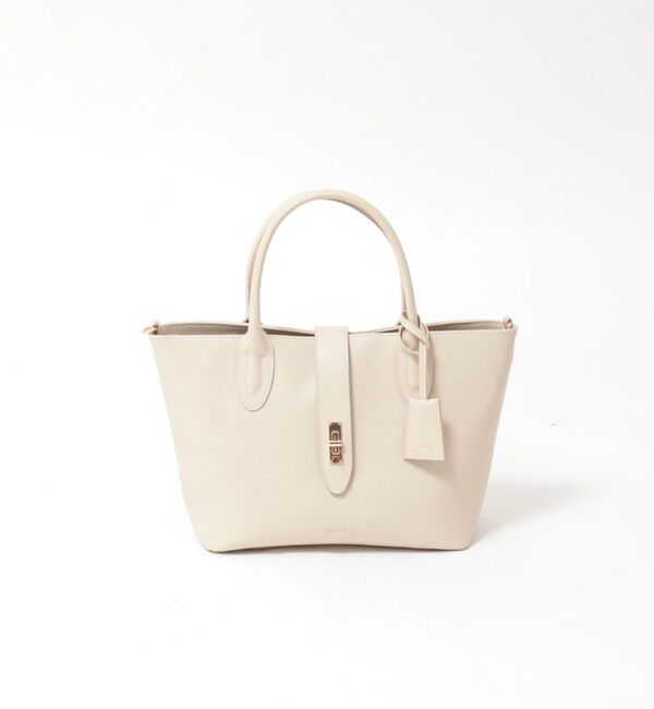 NOLLEY'S「HINERIフラップトートバッグ」|トートバッグ|ベージュ