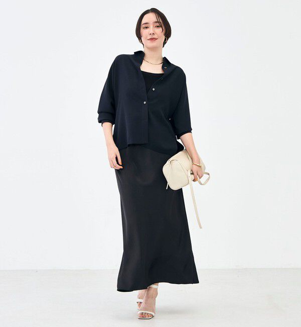 NOLLEY'S sophi「NEW morisachi《セットアップ対応》ウォッシャブルストレッチツイルドルマンシャツ」|シャツ・ブラウス|