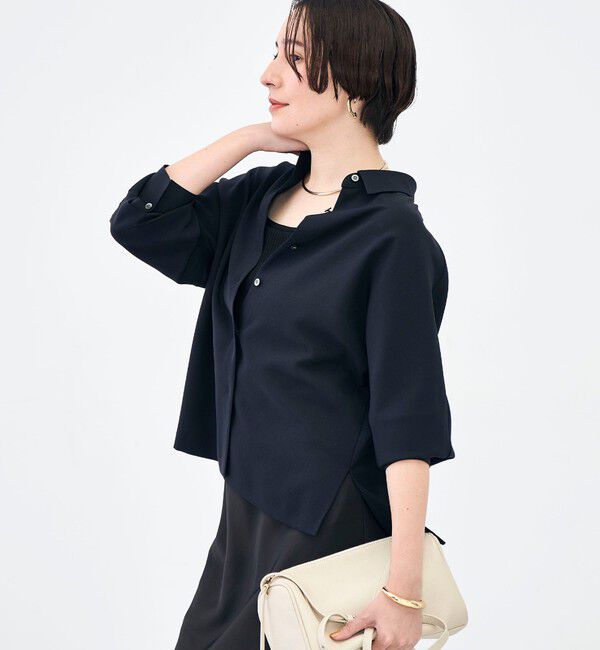 NOLLEY'S sophi「NEW morisachi《セットアップ対応》ウォッシャブルストレッチツイルドルマンシャツ」|シャツ・ブラウス|