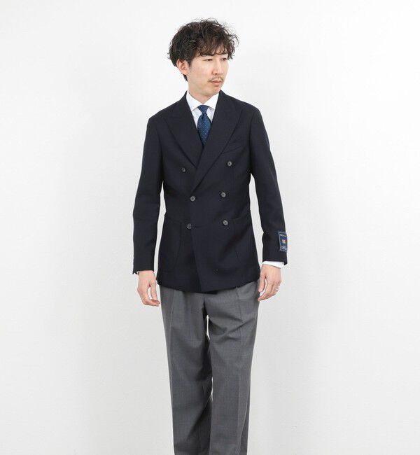 NOLLEY'S goodman「《ビジカジ対応》MARTIN ホップサックダブルJK 26SS」|テーラードジャケット|