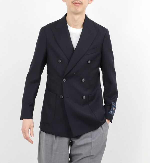 NOLLEY'S goodman「《ビジカジ対応》MARTIN ホップサックダブルJK 26SS」|テーラードジャケット|