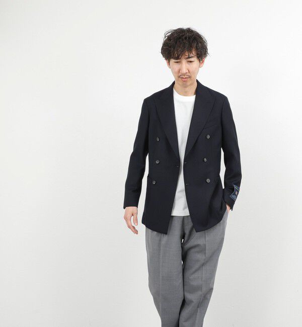 NOLLEY'S goodman「《ビジカジ対応》MARTIN ホップサックダブルJK 26SS」|テーラードジャケット|