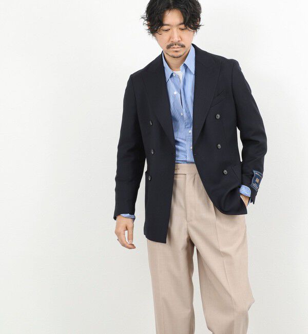 NOLLEY'S goodman「《ビジカジ対応》MARTIN ホップサックダブルJK 26SS」|テーラードジャケット|