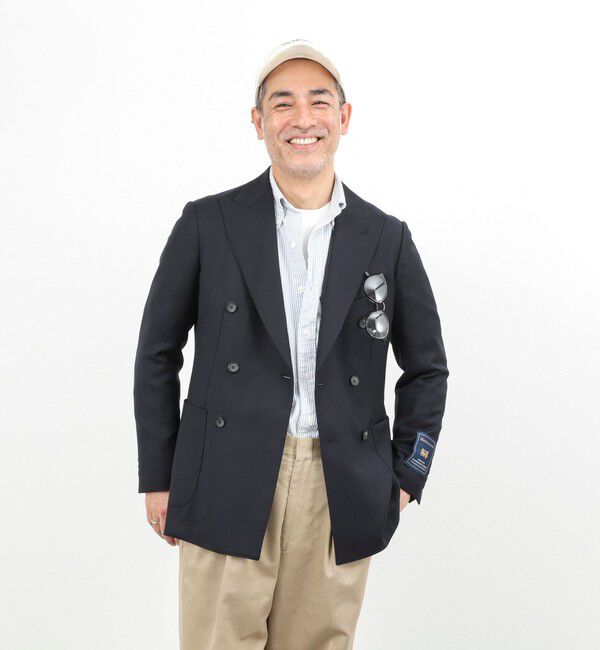 NOLLEY'S goodman「《ビジカジ対応》MARTIN ホップサックダブルJK 26SS」|テーラードジャケット|