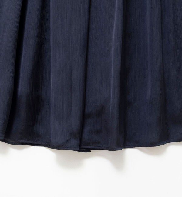 NOLLEY'S「ウォッシャブルサテン楊柳ギャザースカート」|スカート|