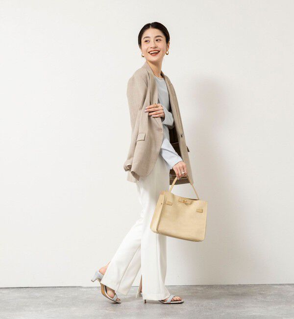 NOLLEY'S sophi「ウォッシャブルカットジョーゼットスリットパンツ」|その他|