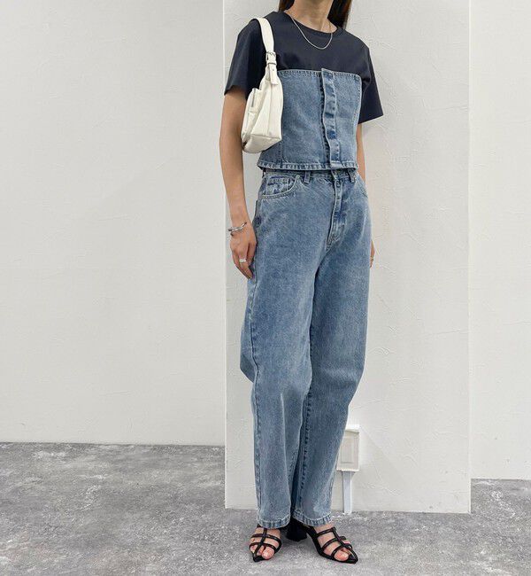 fredy emue「デニム/ミリタリービスチェ」|シャツ・ブラウス|