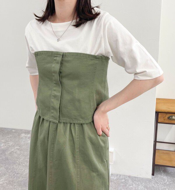 fredy emue「デニム/ミリタリービスチェ」|シャツ・ブラウス|