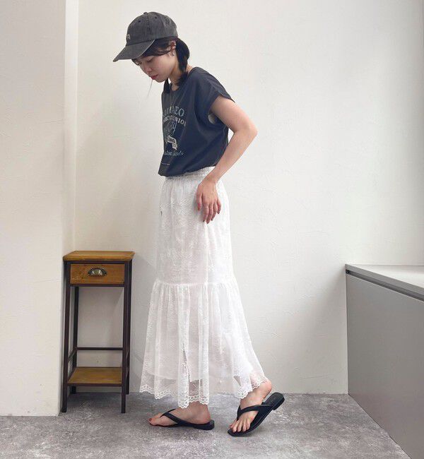 fredy emue「2WAYスカラレースギャザースカート」|スカート|